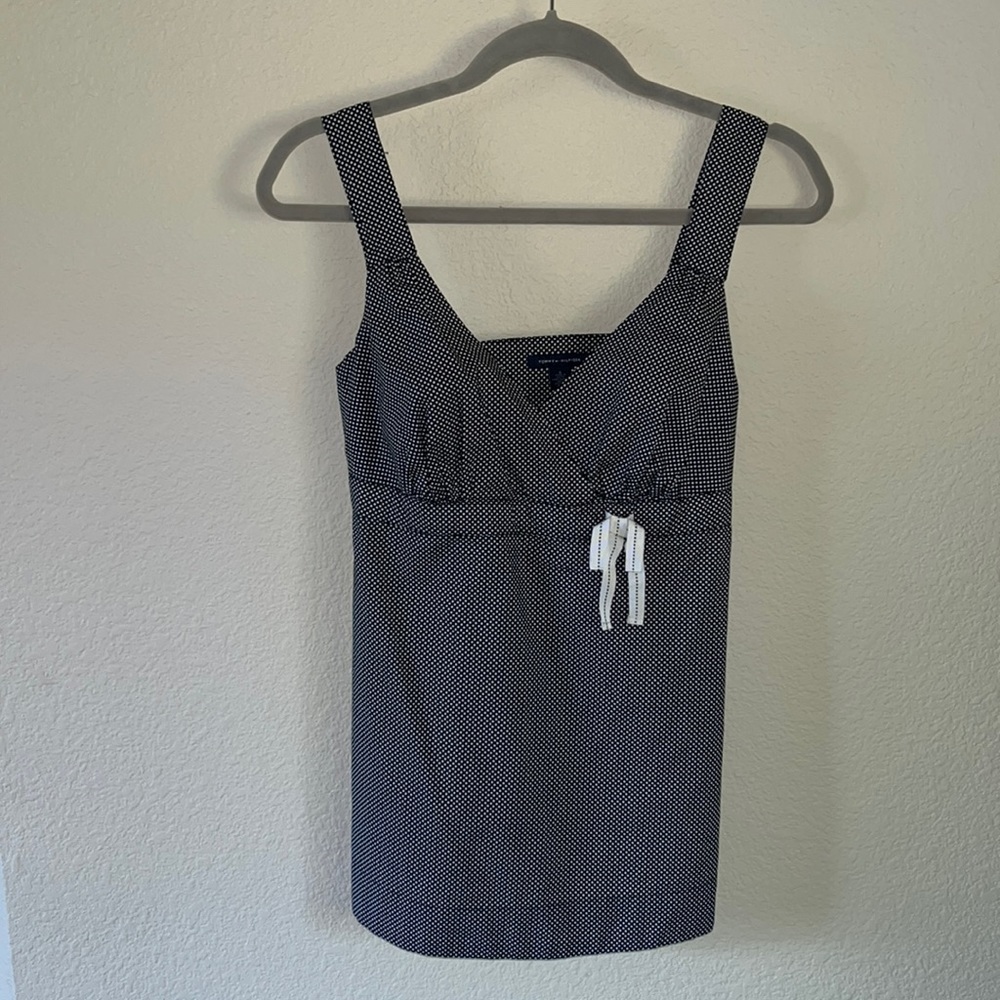 NWOT Women’s Tommy Hilfiger navy/white polka dot tank top